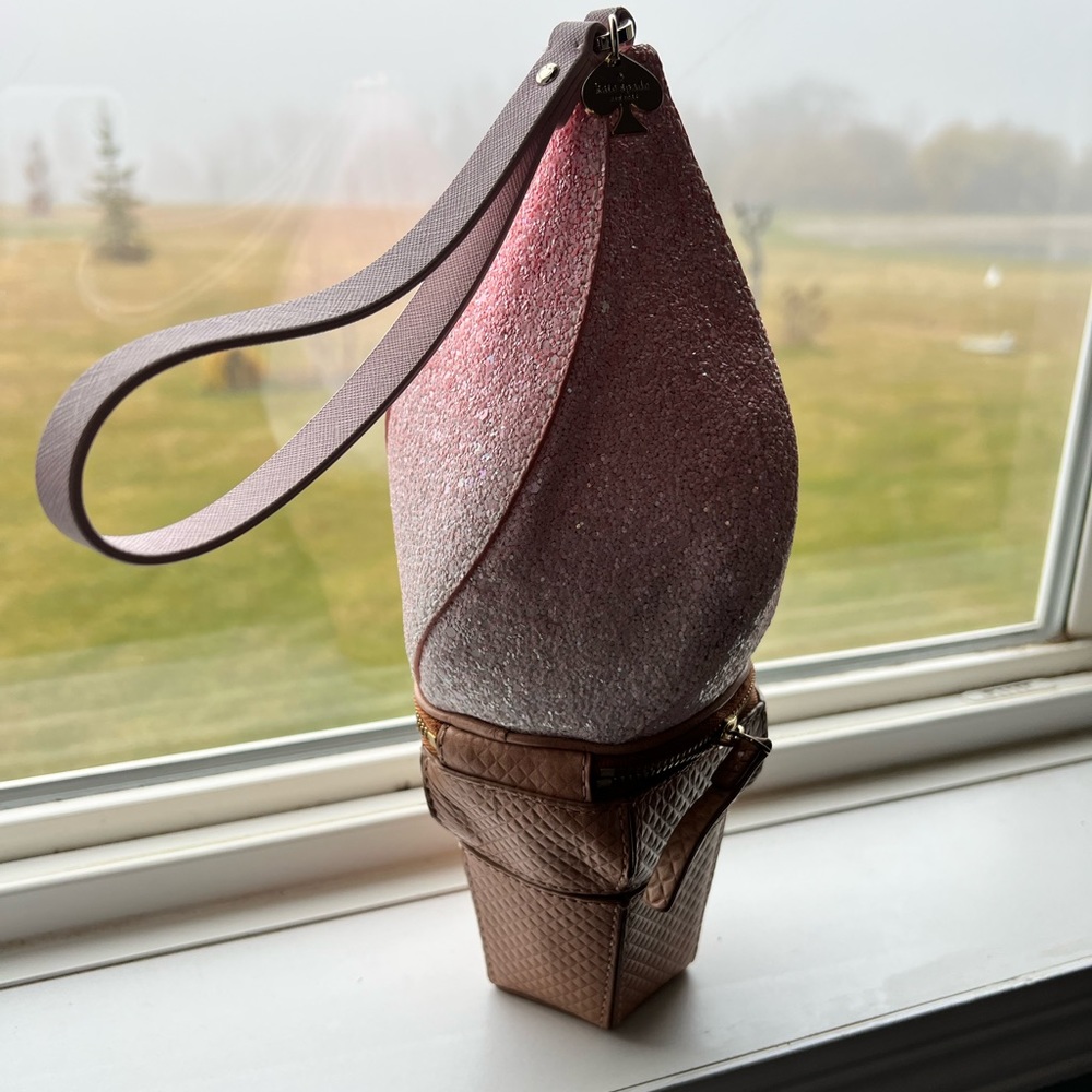 Kate Spade ice cream cone wristlet